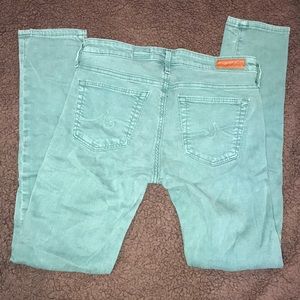 Adriano Goldschmied “The Stevie” green skinny’s
